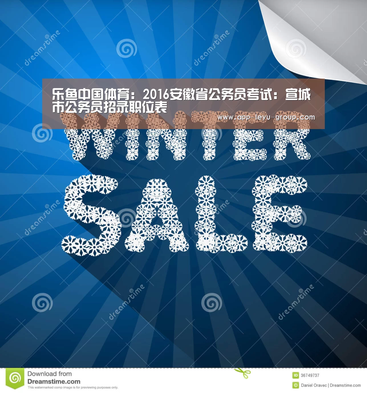 乐鱼中国体育：2016安徽省公务员考试：宣城市公务员招录职位